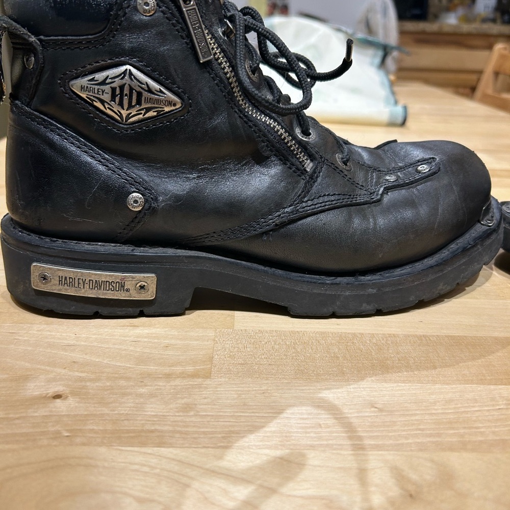 Harley-Davidson Black Combat Boots - Picture 2 of 5